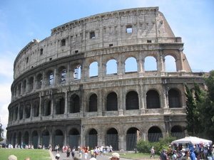 The Colosseum in Rome, Italy